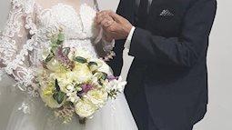 Bộ ảnh cưới đặc biệt của hai cụ già U80 khiến dân mạng nhiệt tình "thả tim"