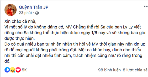 Quỳnh Trần JP thất thoát bất ngờ hậu drama với LyLy: Giảm 16 triệu view, thiệt hại có thể lên đến 1,5 tỷ? - Ảnh 3.