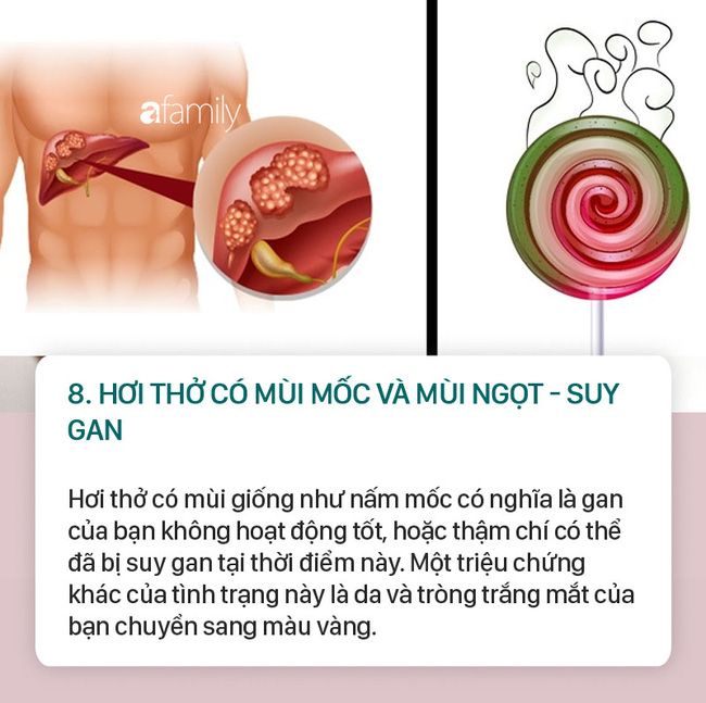 Người bị bệnh gan, thận, ung thư phổi, ung thư dạ dày, bệnh tiểu đường... thì hơi thở thường có mùi như thế này - Ảnh 8.