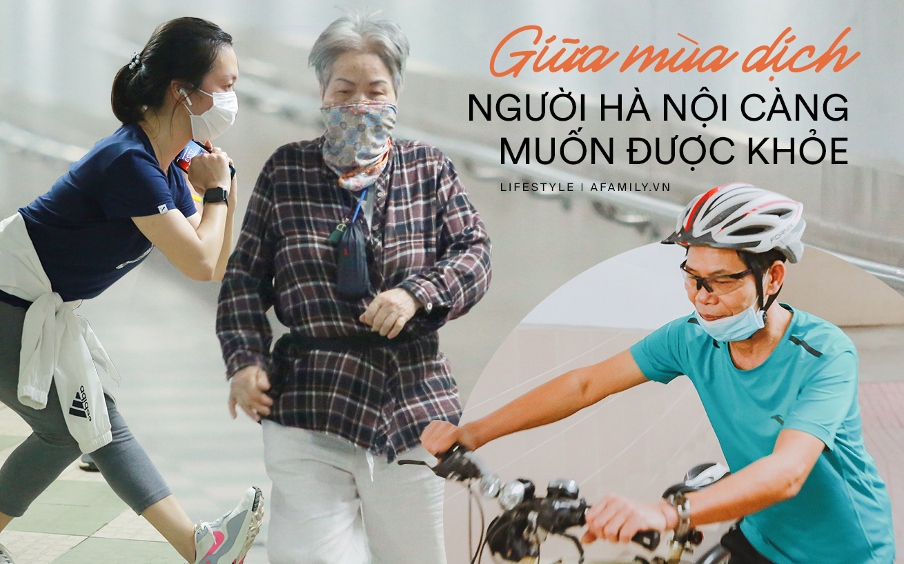 Kỳ lạ giữa Hà Nội mùa dịch: Trên đường vắng tanh, già trẻ, lớn bé rủ nhau xuống hầm tập thể thao nâng cao sức khỏe - Ảnh 1.