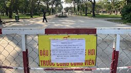 TP.HCM: Sân chơi công viên vắng ngắt, máy tập thể dục bị niêm phong sau đề nghị tạm ngưng hoạt động phòng chống dịch Covid-19