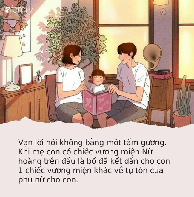 Khi con gái hỏi Vì sao bố đối xử với mẹ như Nữ hoàng?, câu trả lời của chồng khiến người vợ cũng phải giật mình - Ảnh 4.