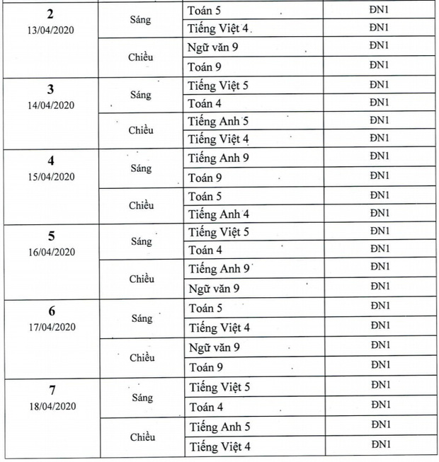 7 tỉnh thành thông báo lịch học qua truyền hình của học sinh từ ngày 13/4 đến ngày 18/4 - Ảnh 10.