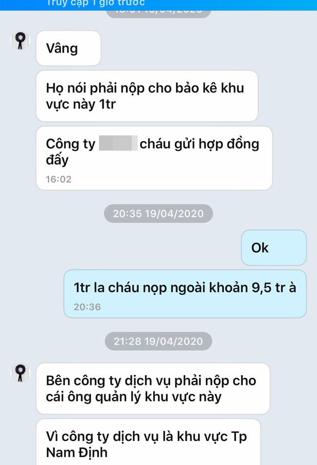 Một trong số gia chủ có tang gửi cho chúng tôi hợp đồng giao dịch mới đây qua một đại lý dịch vụ ma chay