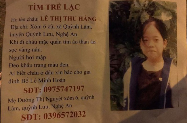 Nữ sinh Nghệ An mất tích nhiều ngày được cặp vợ chồng già ở Hà Nội cưu mang - Ảnh 1.