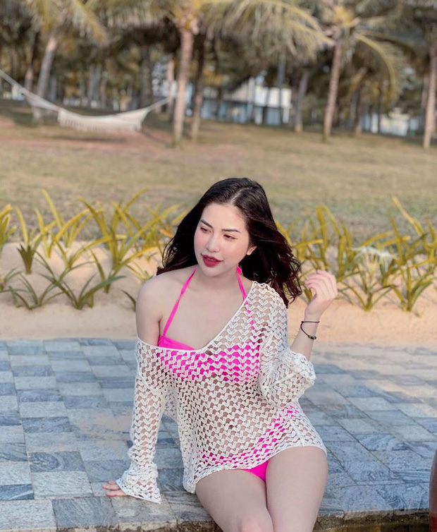 Vợ cũ Việt Anh tung loạt ảnh diện bikini body cực nuột, phản ứng bất ngờ khi được khen hơn cả Ngọc Trinh - Ảnh 6.