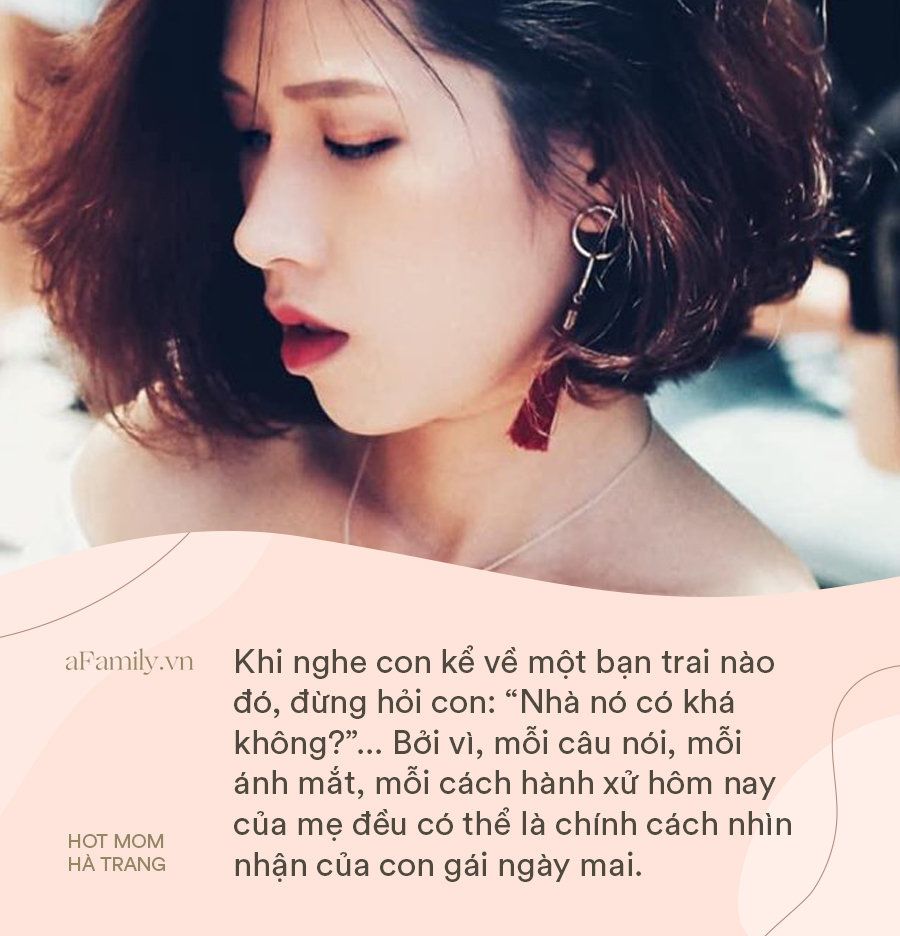 Hot mom Hà Trang: Tiêu chuẩn chọn bạn trai và bạn đời nhất định mẹ phải dạy cho con gái nếu muốn con có một cuộc sống như mơ ước - Ảnh 2.