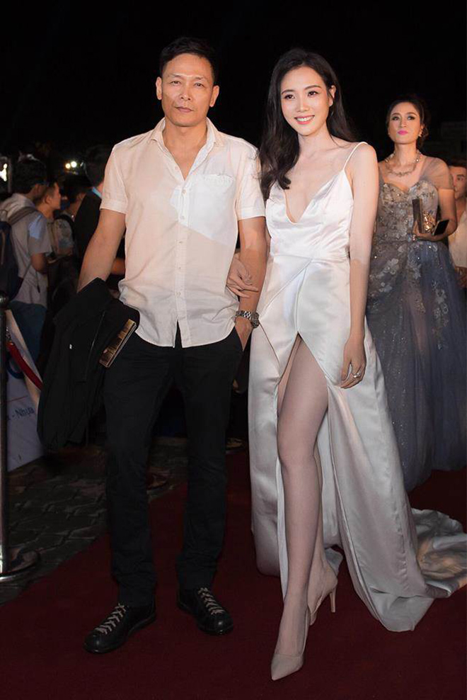 Cận cảnh nhan sắc vợ hai kém 25 tuổi, từng thi Hoa hậu của đạo diễn Ngô Quang Hải - Ảnh 6.