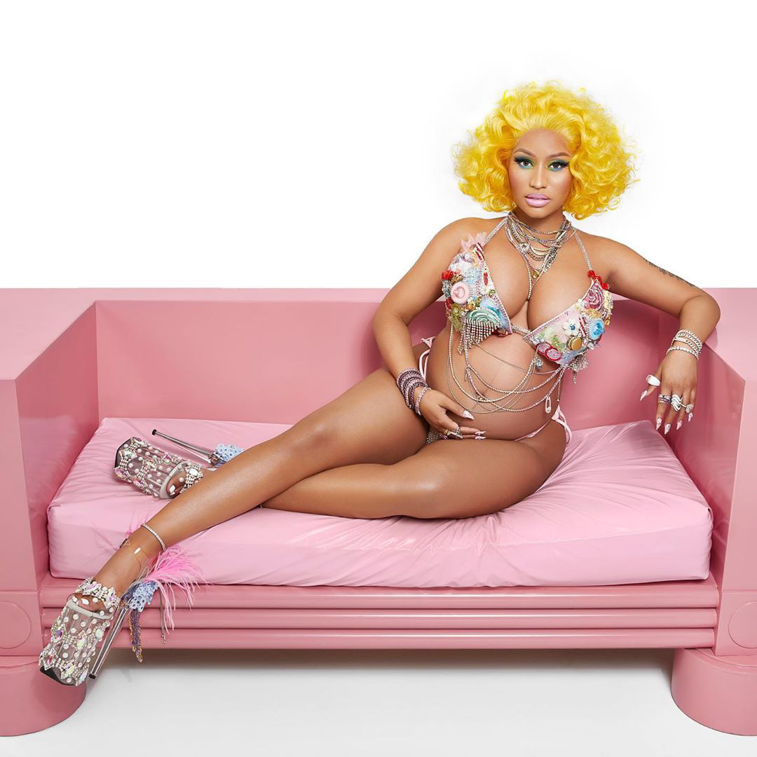 Nicki Minaj gây nổ MXH với bộ ảnh nóng bỏng thông báo mang thai, thu về 8 triệu like sau chưa đầy 1 tiếng - Ảnh 4.