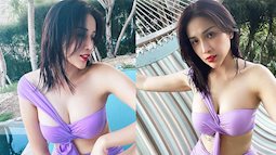 Khả Như khoe hình thể cực nóng bỏng với bikini