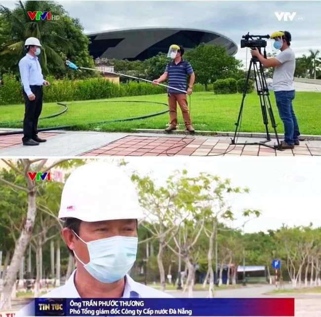 Hậu trường phỏng vấn thời Covid của phóng viên VTV: Đeo kính chống giọt bắn cẩn thận, quấn khẩu trang cả mic, đứng cách xa khách mời 2 mét - Ảnh 1.