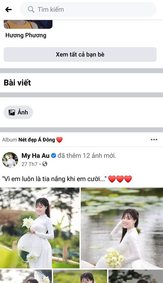 Tiếp bước Trọng Hưng, Âu Hà My chính thức mở lại facebook sau lùm xùm nhưng bài đăng tố chồng ngoại tình đã biến mất - Ảnh 1.