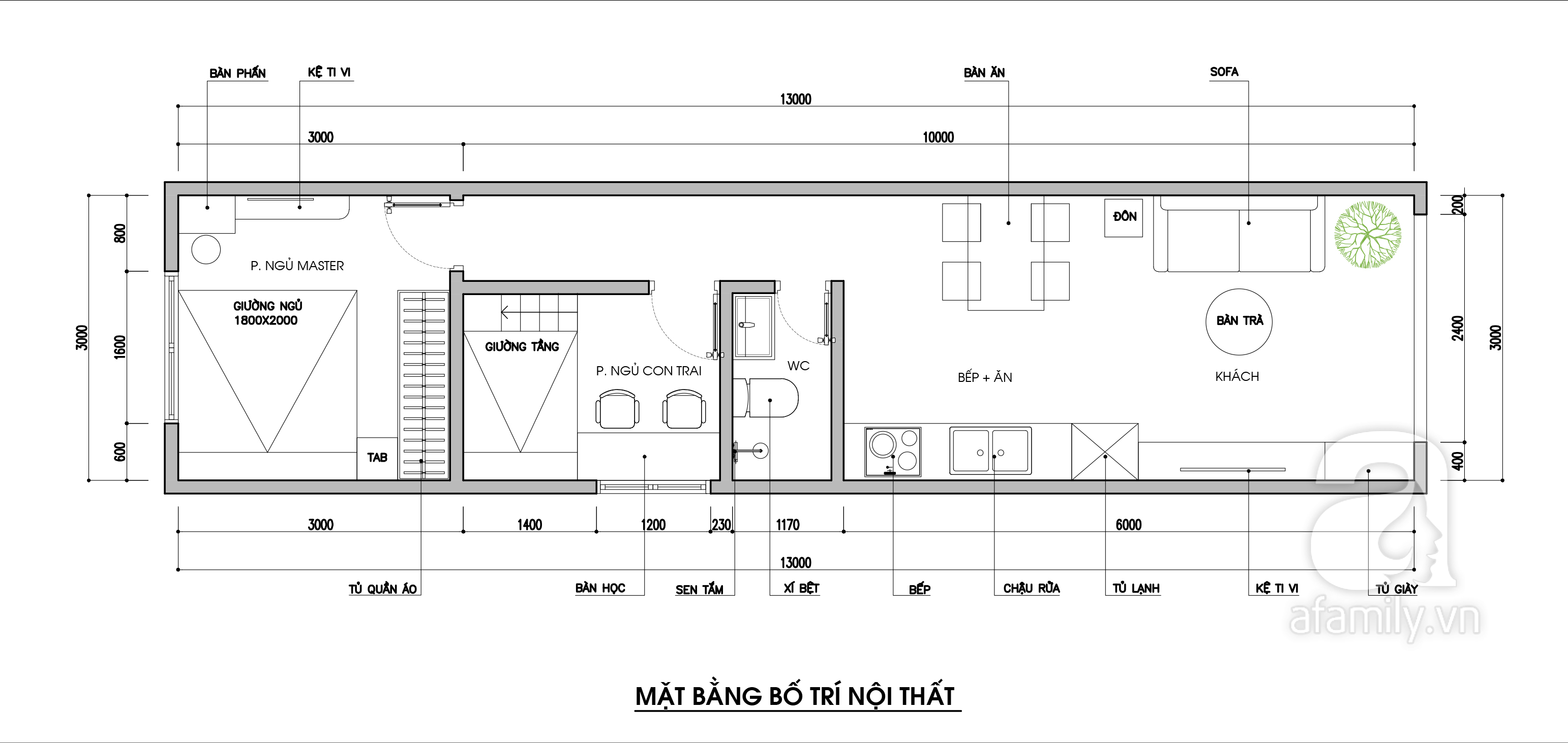 Tư vấn thiết kế nhà cấp 4 diện tích 40m² cho gia đình 4 người ở với chi phí 230 triệu đồng - Ảnh 2.
