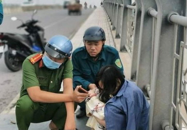 Cứu kịp cô gái đứng thẫn thờ trên cầu An Hảo nhìn xuống sông Đồng Nai chảy xiết - Ảnh 1.