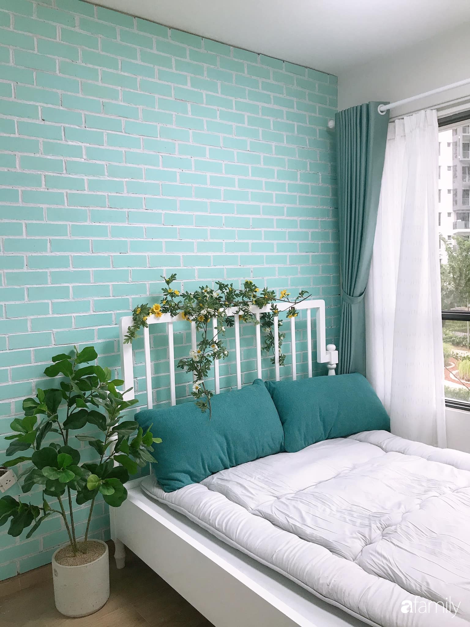 Căn hộ 71m² đẹp nhẹ nhàng, xinh yêu với điểm nhấn màu xanh bạc hà có chi phí hoàn thiện 200 triệu đồng ở Sài Gòn - Ảnh 20.