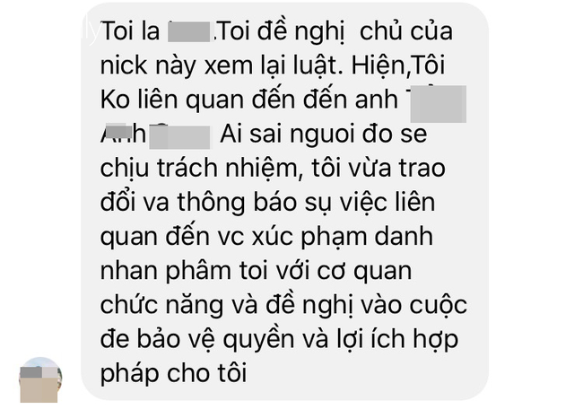 Khi các nạn nhân liên hệ với vợ của gã thì nhận được tin nhắn có nội dung này