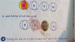 Toán lớp 1: "Trong túi có 3 bi xanh - 1 bi đỏ. Làm sao 1 lần bốc được 1 đỏ - 1 xanh", tưởng khó nhằn ai ngờ đáp án siêu dễ