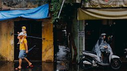 Chùm ảnh: Hội An vẫn đẹp với những nụ cười lạc quan của người dân dù nước lũ đang bao trùm phố cổ