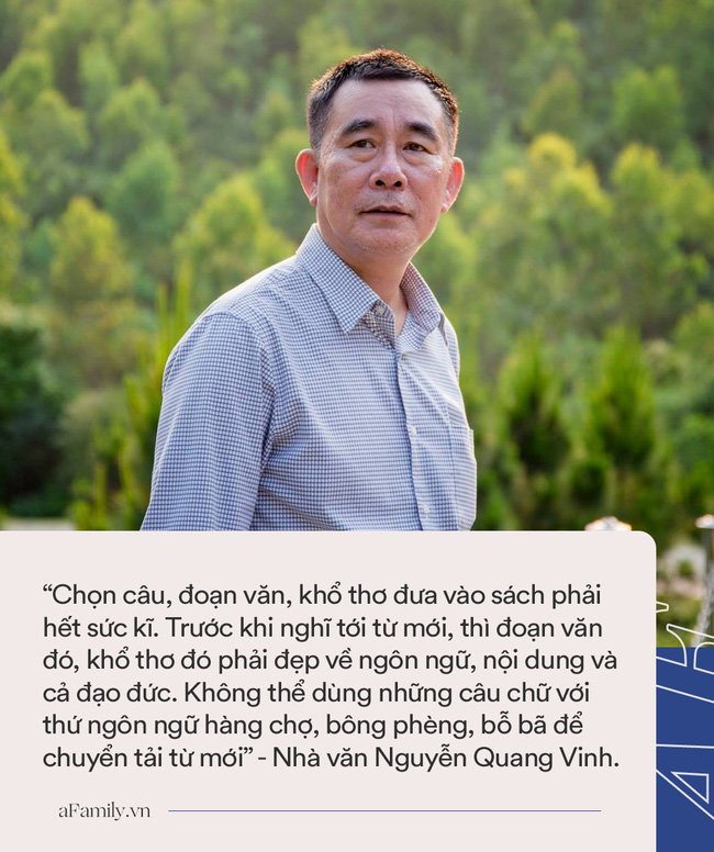 Nhà văn Nguyễn Quang Vinh: 