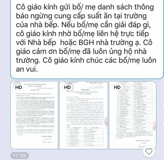 Vụ 39 học sinh tiểu học bị từ chối phục vụ ăn bán trú vì bố mẹ có ý kiến về 