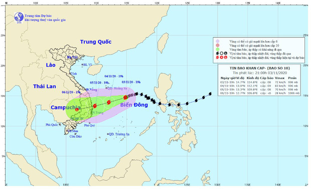 Tin bão khẩn cấp: Bão số 10 diễn biến phức tạp, cường độ và quỹ đạo bất định, người dân cần cập nhật thường xuyên để ứng phó tốt nhất - Ảnh 1.