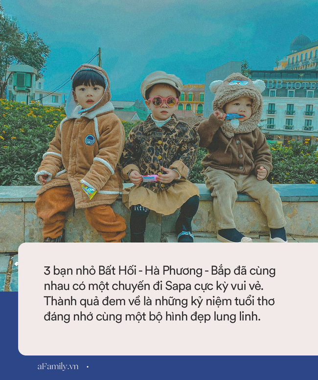 Bộ ảnh 3 em bé rủ nhau check-in Sapa khiến dân mạng mê mẩn: 