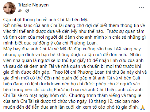 Xót xa hình ảnh linh cữu cố nghệ sĩ Chí Tài được đưa xuống máy bay trong cô quạnh, vợ cùng gia đình không thể ra đón - Ảnh 2.