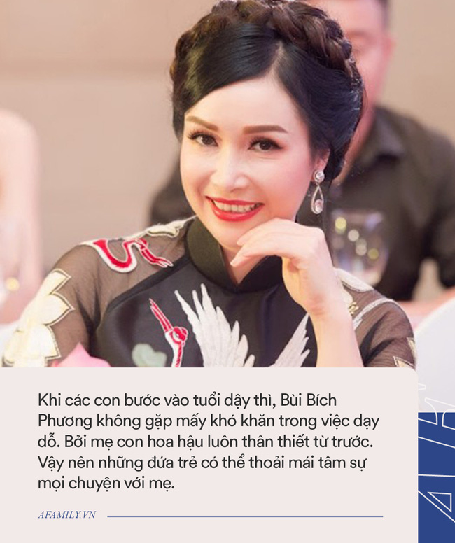 Hoa hậu Bùi Bích Phương: Ngày đăng quang được tặng chiếc xe đạp, giờ là doanh nhân giàu có, cách dạy con cực khác biệt - Ảnh 6.