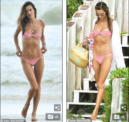 Cựu thiên thần nội y Alessandra Ambrosio đẹp ngất ngây với bikini - Ảnh 1.