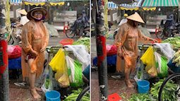 Cộng đồng mạng chia sẻ câu chuyện cảm động về người phụ nữ 60 tuổi bị ung thư, đứng bán rau giữa trời mưa trên vỉa hè Sài Gòn