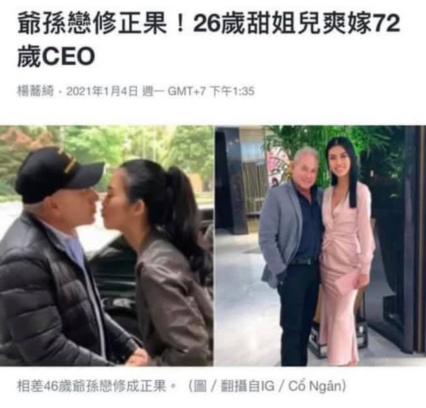 Chuyện tình yêu của cô gái Việt 26 tuổi yêu tỷ phú Mỹ 72 tuổi lên hẳn báo Trung Quốc, chính chủ cũng hoảng hốt vì những điều không ngờ! - Ảnh 2.