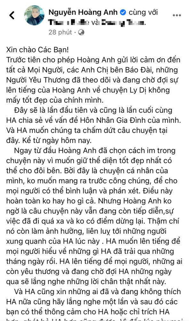 Hoàng Anh chính thức lên tiếng cực căng về mọi lùm xùm từ ly hôn đến Tuesday, vạch ra 6 điều đấu tố ngược lại vợ cũ - Ảnh 2.