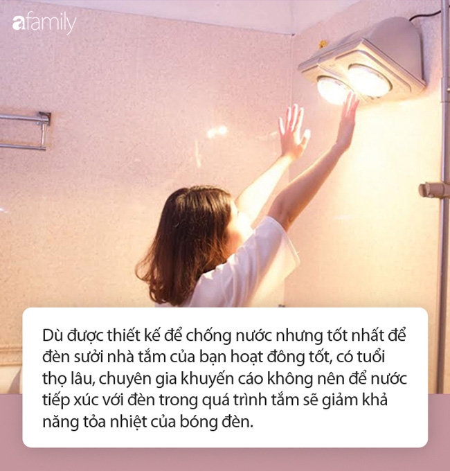 Muốn dùng đèn sưởi nhà tắm vào ngày rét đậm nhưng lại sợ cháy nổ, điện giật: Chuyên gia khuyến cáo cần ghi nhớ  - Ảnh 2.