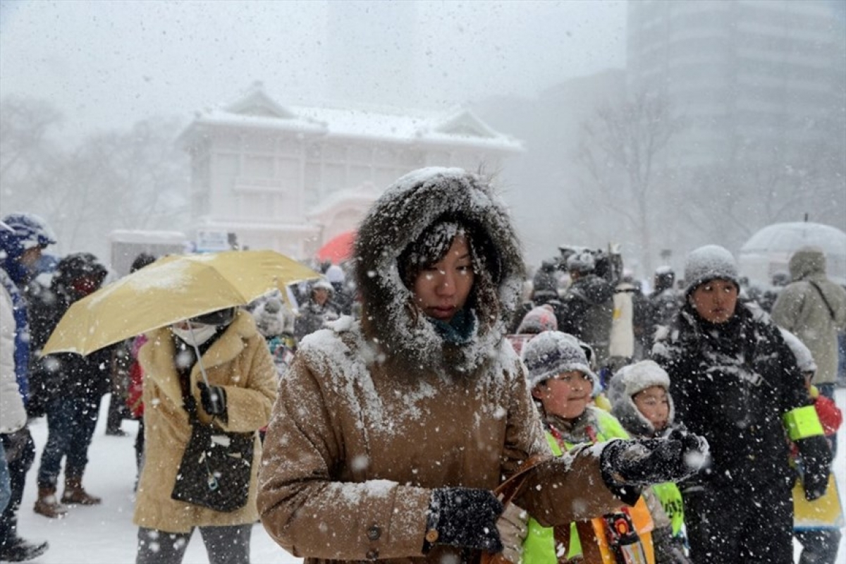 Tuyết rơi dày tại Nhật Bản khiến hàng chục người thiệt mạng - Ảnh 1.
