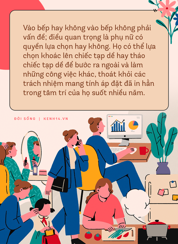 5 lầm tưởng về nữ quyền: Không cần lấy chồng? Không thích vào bếp? Phải mạnh mẽ hơn đàn ông?  - Ảnh 1.