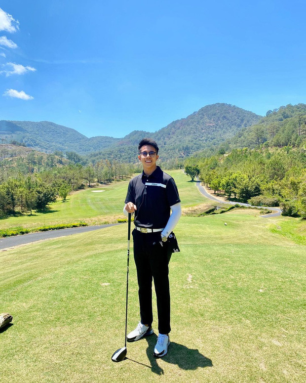 Matt Liu lộ diện giữa tin đồn chia tay, rủ cả bạn trai cũ Hương Giang đi chơi golf? - Ảnh 3.