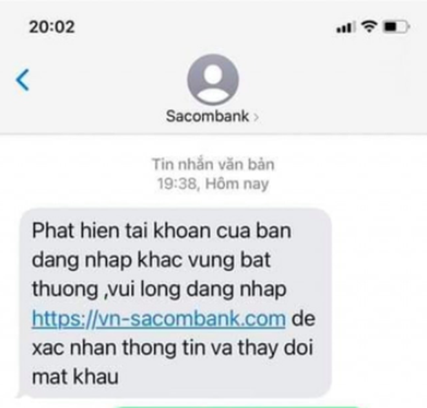 Cảnh báo: Hàng loạt đầu số ngân hàng quen thuộc như Vietcombank, ACB, Sacombank... liên tục gửi tin nhắn lừa đảo - Ảnh 2.