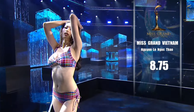 Chung kết Miss Grand International 2020: Ngọc Thảo chính thức lọt top 20, trình diễn bikini cực 
