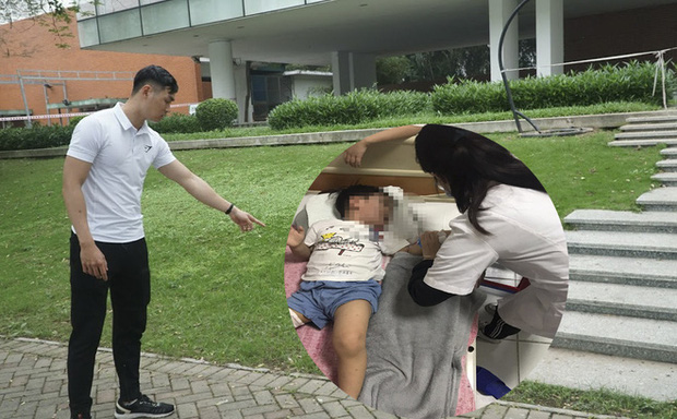 Chó thả rông trong Công viên Yên Sở cắn rách đùi bé trai 3 tuổi đang đi dạo cùng bố mẹ - Ảnh 1.