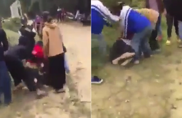 Nghệ An: Nhóm nữ sinh THPT đánh túi bụi em lớp 8 để dằn mặt - Ảnh 3.