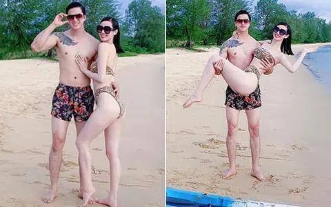 Những mỹ nhân Việt chăm diện bikini, rủ bạn trai cùng khoe body nóng bỏng - Ảnh 6.