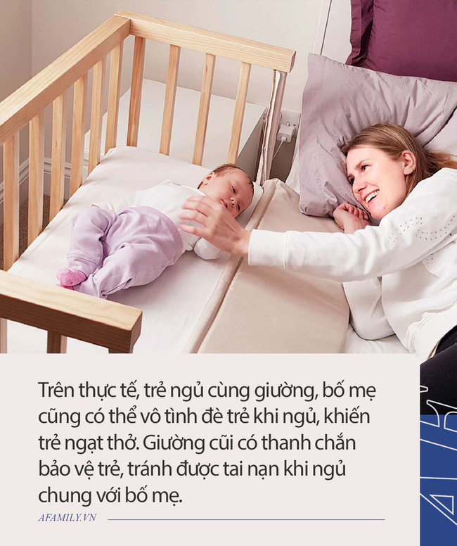 Trẻ ngạt thở vì lọt xuống khe hở góc giường: Sự nguy hiểm tiềm ẩn khi ngủ với cha mẹ ít ai ngờ tới - Ảnh 2.