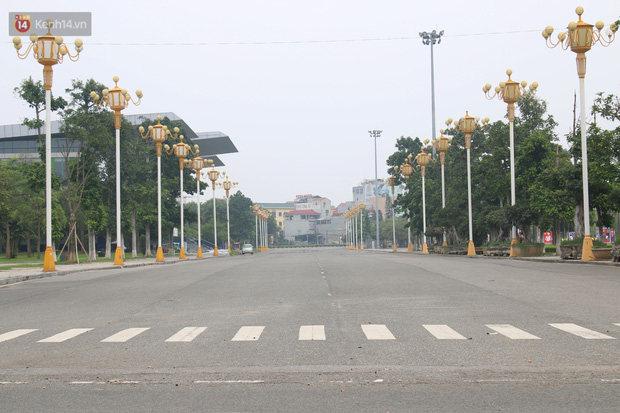 Bên trong TP. Vĩnh Yên ngày đầu cách ly xã hội: Vắng hơn sáng mùng 1 Tết, chỉ có tiếng ve kêu - Ảnh 8.