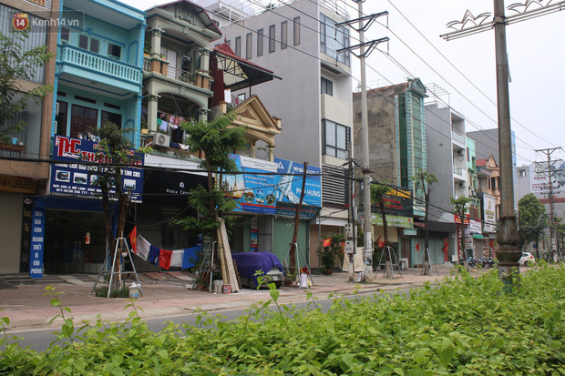 Bên trong TP. Vĩnh Yên ngày đầu cách ly xã hội: Vắng hơn sáng mùng 1 Tết, chỉ có tiếng ve kêu - Ảnh 12.