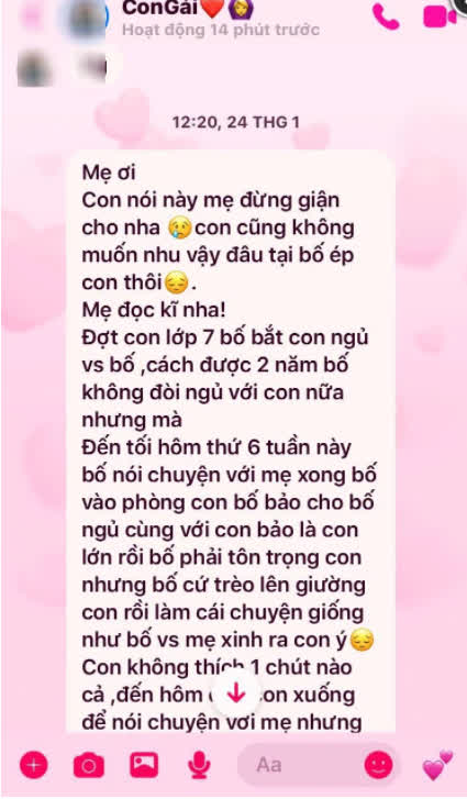 Người cha ruột dùng bạo lực hiếp dâm con gái nhiều lần ở Phú Thọ khai gì với cơ quan công an? - Ảnh 3.