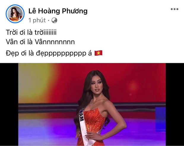 Khánh Vân có chia sẻ đầu tiên sau Bán kết Miss Universe 2020, nói 1 câu mà dàn sao Vbiz đồng loạt trầm trồ và động viên - Ảnh 6.