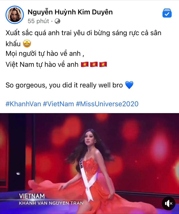 Khánh Vân có chia sẻ đầu tiên sau Bán kết Miss Universe 2020, nói 1 câu mà dàn sao Vbiz đồng loạt trầm trồ và động viên - Ảnh 5.