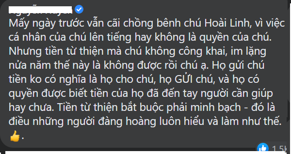 Hoài Linh nói 13 tỷ từ thiện vẫn đang trong tài khoản riêng,  cộng đồng mạng phản ứng dữ dội - Ảnh 6.