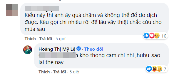 Ca sĩ Mỹ Lệ ngậm ngùi vì 