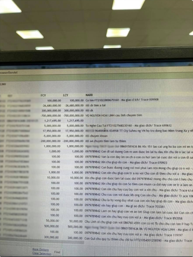 Thực hư hình ảnh được cho là sao kê giao dịch tài khoản của Hoài Linh, hacker hay nhân viên ngân hàng để lộ? - Ảnh 2.